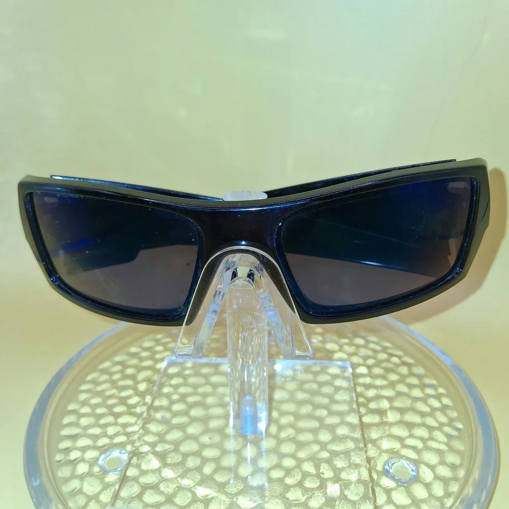 Oakley Gascan OO9014 Blue Sapphire  Lens Black Frame Sunglasses